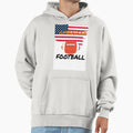 American Football Hoodie - Minimalist Print Unisex - T-Shirt, Sweatshirt, Hoodie