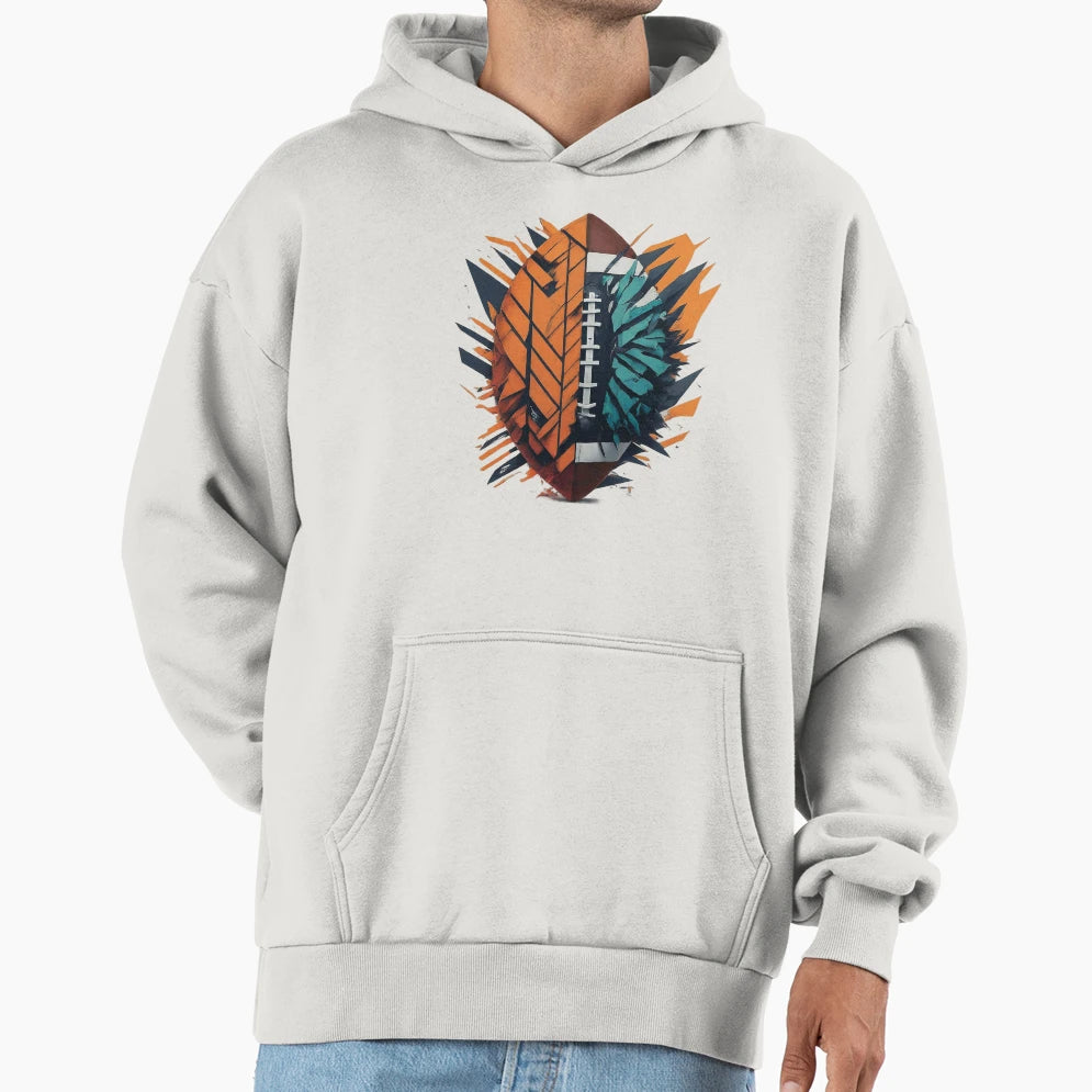 Football Love Hoodie - Casual Everyday Wear Unisex - T-Shirt, Sweatshirt, Hoodie