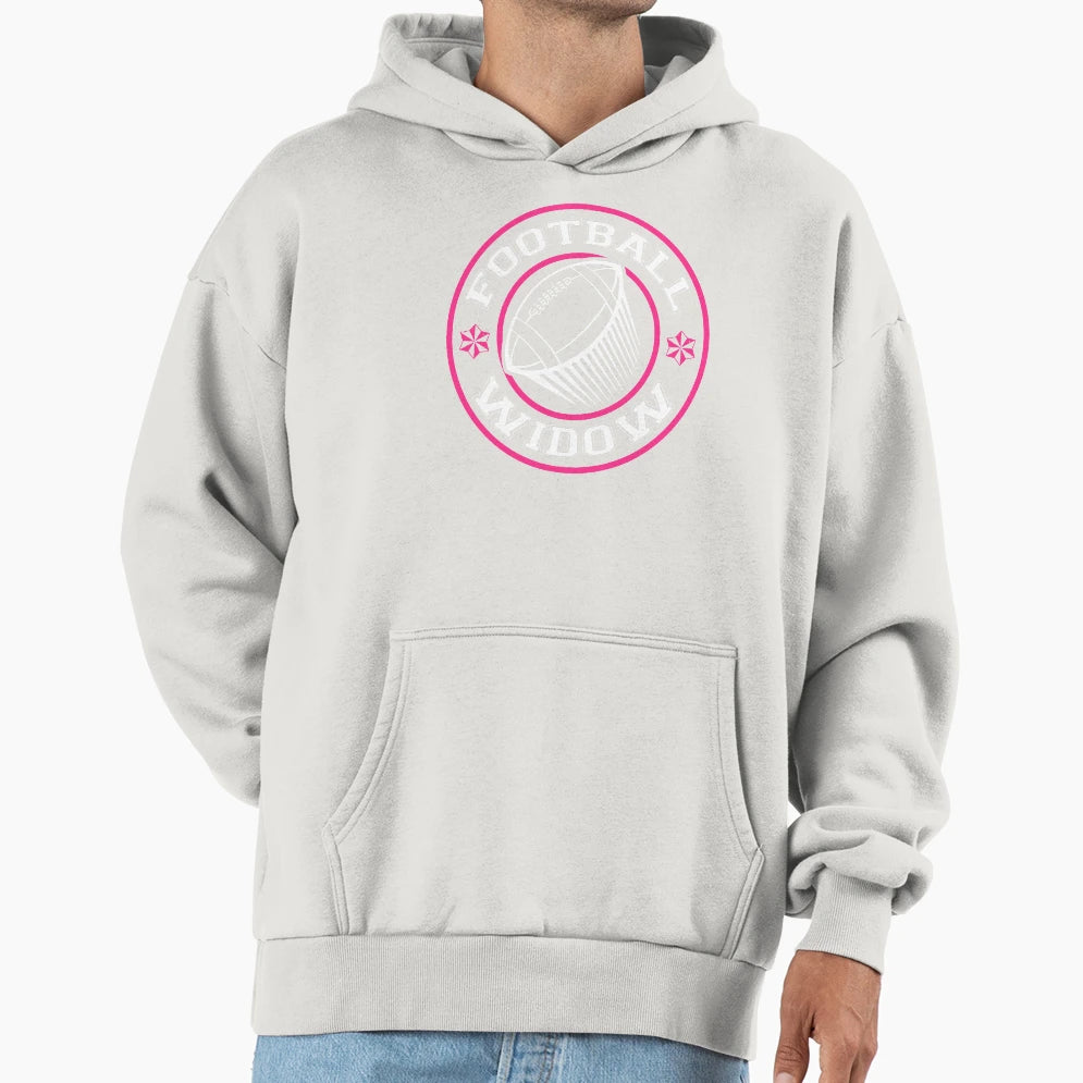 Football Widow Fantasy Sunday Hoodie - Aesthetic Graphic for Adults - T-Shirt, Sweatshirt, Hoodie