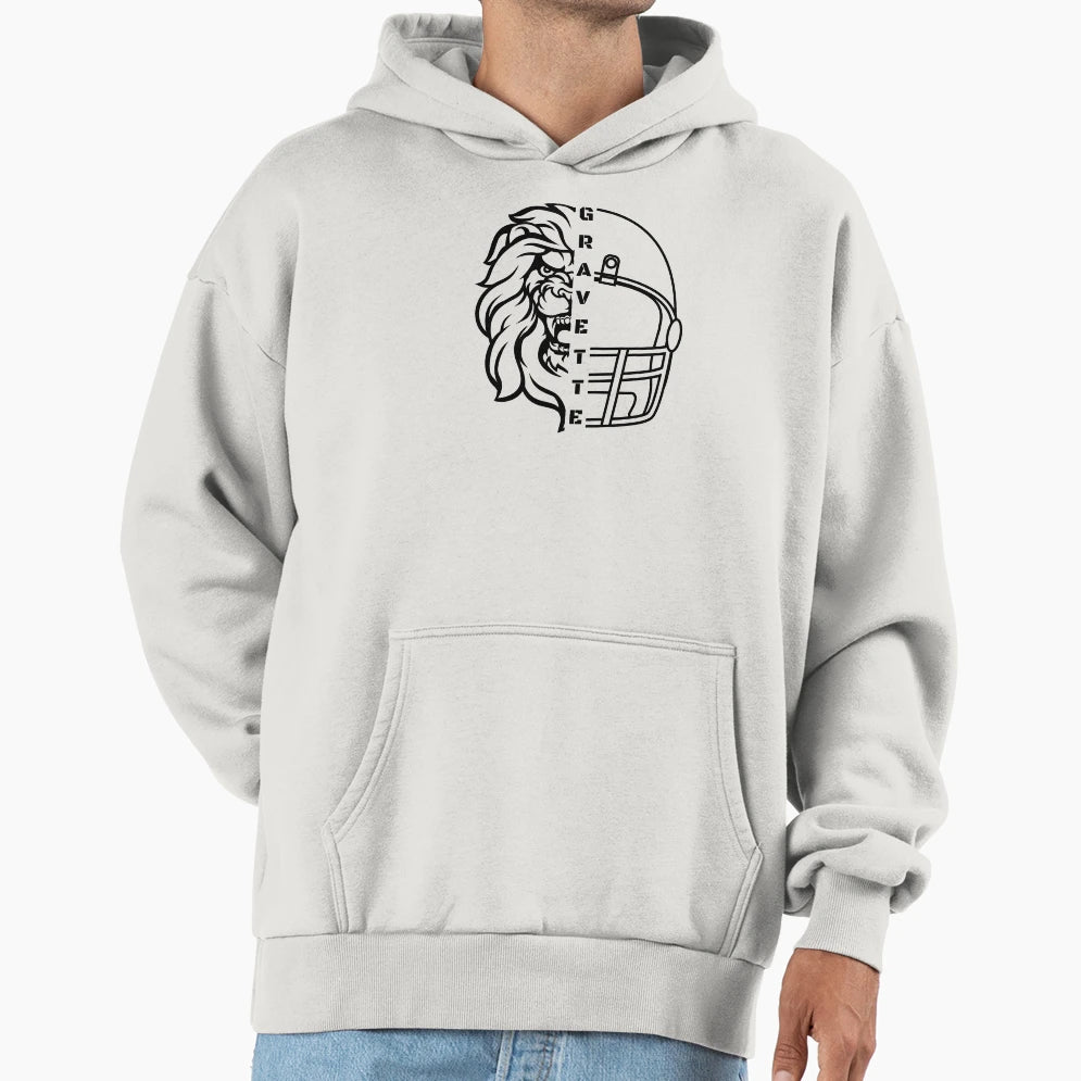 Gravette Football Hoodie - Casual Everyday Wear for Adults - T-Shirt, Sweatshirt, Hoodie