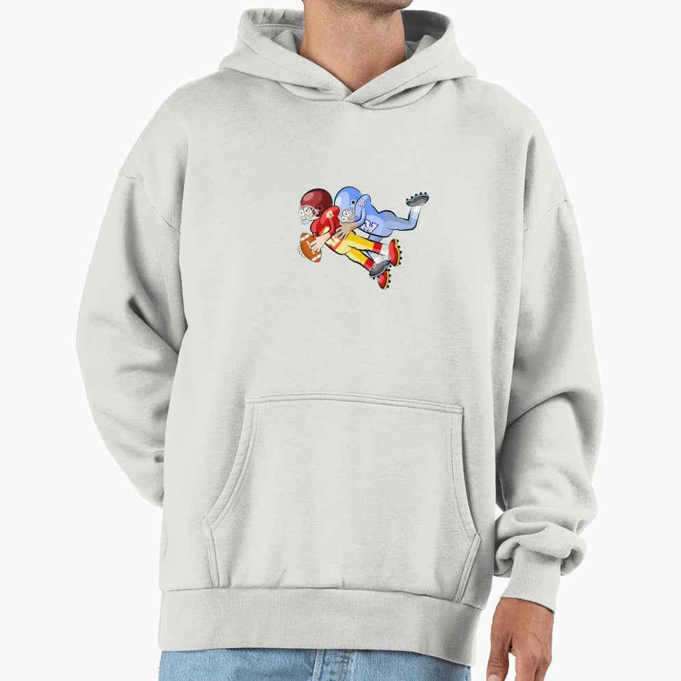 American Football Cartoon 12 41 Hoodie - Aesthetic Graphic for Adults - T-Shirt, Sweatshirt, Hoodie