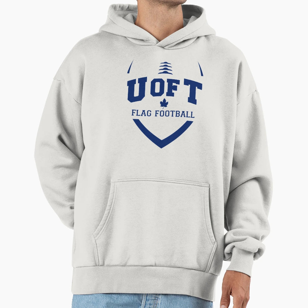 Uoft Womens Flag Football Logo Hoodie - Graphic Print for Adults - T-Shirt, Sweatshirt, Hoodie