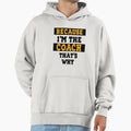 Boxing Coaches Gloves Icon Because Im Hoodie - Graphic Print Men Women - T-Shirt, Sweatshirt, Hoodie