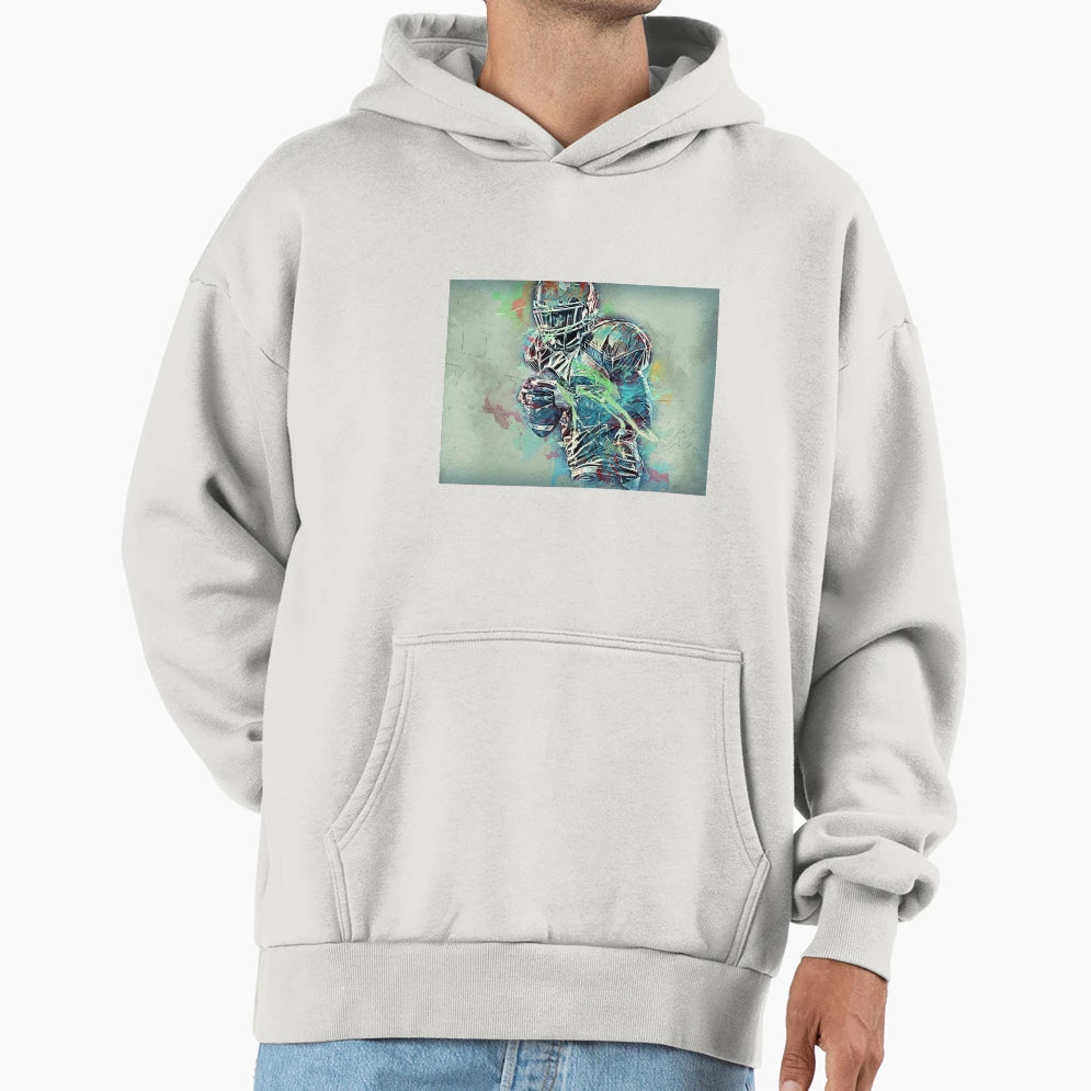 American Football Player Hoodie - Streetwear Style Unisex - T-Shirt, Sweatshirt, Hoodie