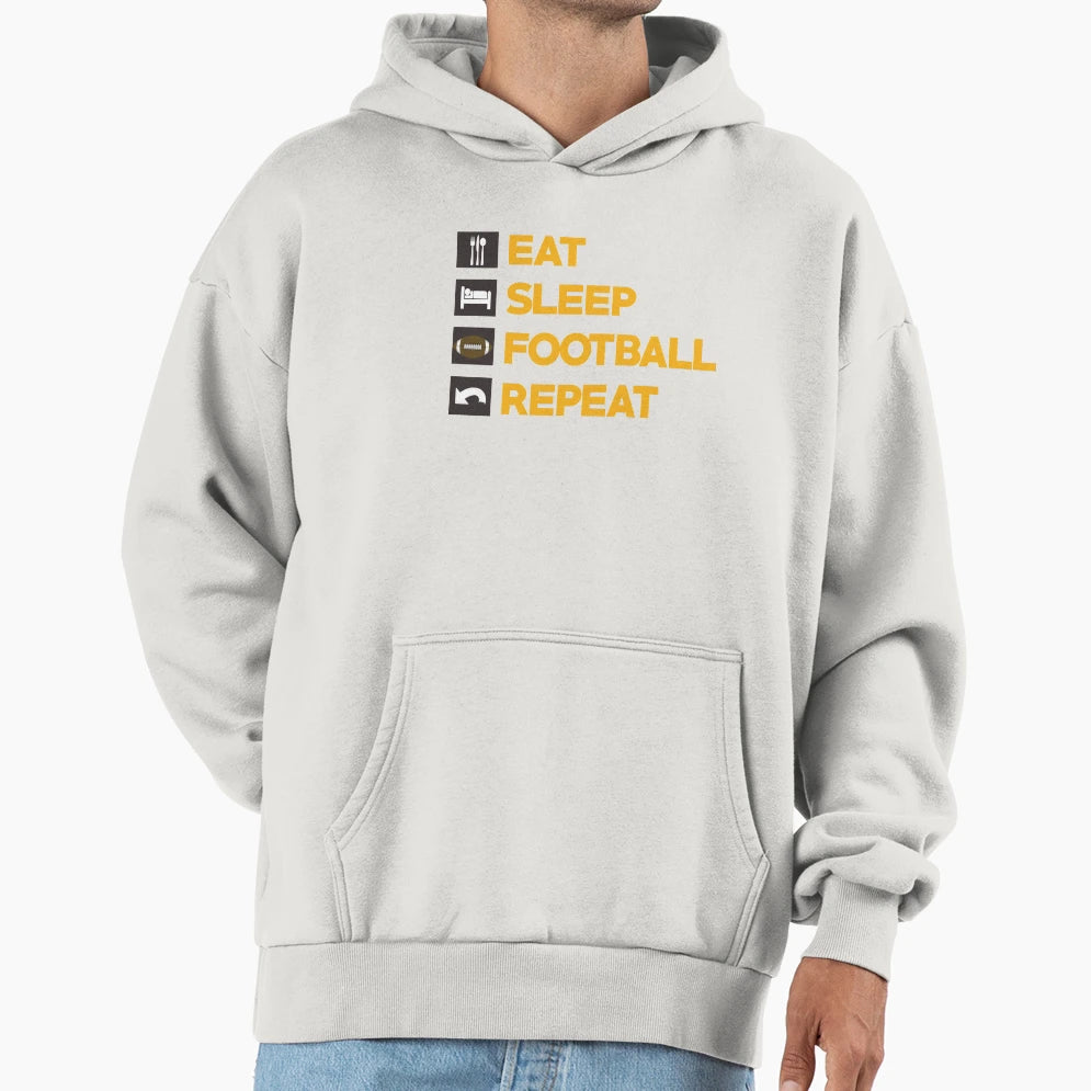 American Football Player Footballer Hoodie - Trendy Graphic for Adults - T-Shirt, Sweatshirt, Hoodie