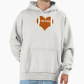 I Love American Football Sports Athlete Hoodie - Minimalist Print Unisex - T-Shirt, Sweatshirt, Hoodie