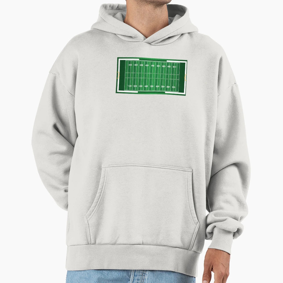American Football Pitch Hoodie - Graphic Print for Adults - T-Shirt, Sweatshirt, Hoodie