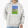 American Football Player Running Ball Hoodie - Custom Art Print for Adults - T-Shirt, Sweatshirt, Hoodie