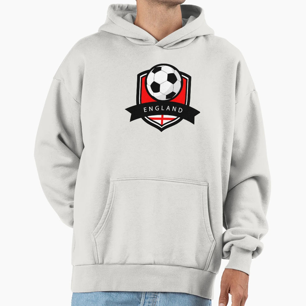 Soccer Flag England Hoodie - Novelty Apparel Unisex - T-Shirt, Sweatshirt, Hoodie