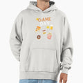 Food And Football Game Day Hoodie - Casual Everyday Wear Men Women - T-Shirt, Sweatshirt, Hoodie