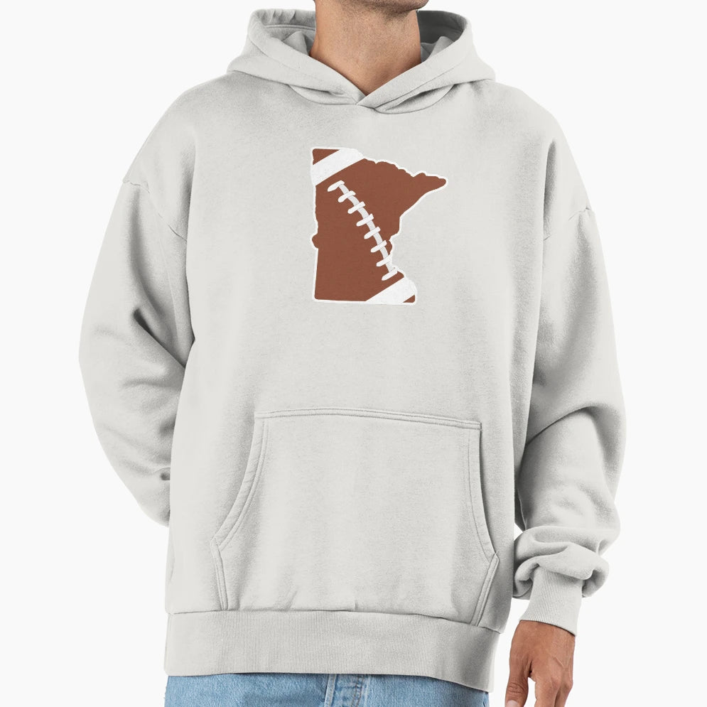 Football Minnesota Fun Football Lover Gift Hoodie - Trendy Graphic Unisex - T-Shirt, Sweatshirt, Hoodie