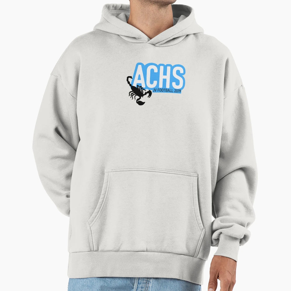 Achs Jv Football Hoodie - Trendy Graphic Men Women - T-Shirt, Sweatshirt, Hoodie