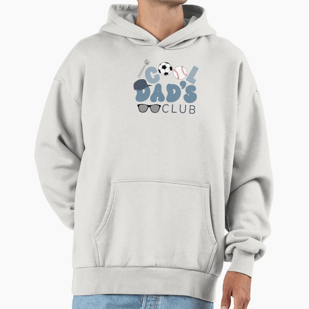 Dads Club Sunglasses Football Hoodie - Aesthetic Graphic for Adults - T-Shirt, Sweatshirt, Hoodie