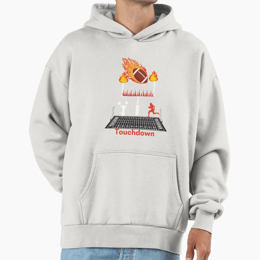 Football Season Hoodie - Trendy Graphic Men Women - T-Shirt, Sweatshirt, Hoodie
