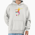 Multicolored Soccer Goal Kick Footbal Hoodie - Trendy Graphic for Adults - T-Shirt, Sweatshirt, Hoodie