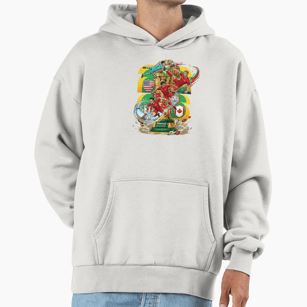 World Cup Turkiye 2026 Hoodie - Trendy Graphic for Adults - T-Shirt, Sweatshirt, Hoodie