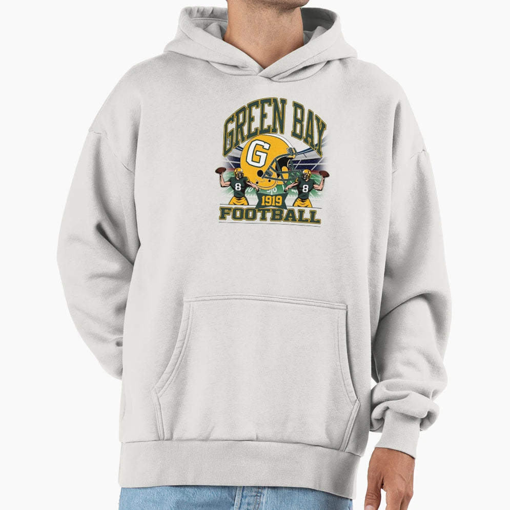 Art Green Bay Packers Hoodie - Casual Everyday Wear Unisex - T-Shirt, Sweatshirt, Hoodie