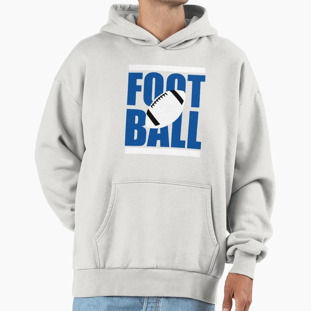 Football Hoodie - Graphic Print for Adults - T-Shirt, Sweatshirt, Hoodie