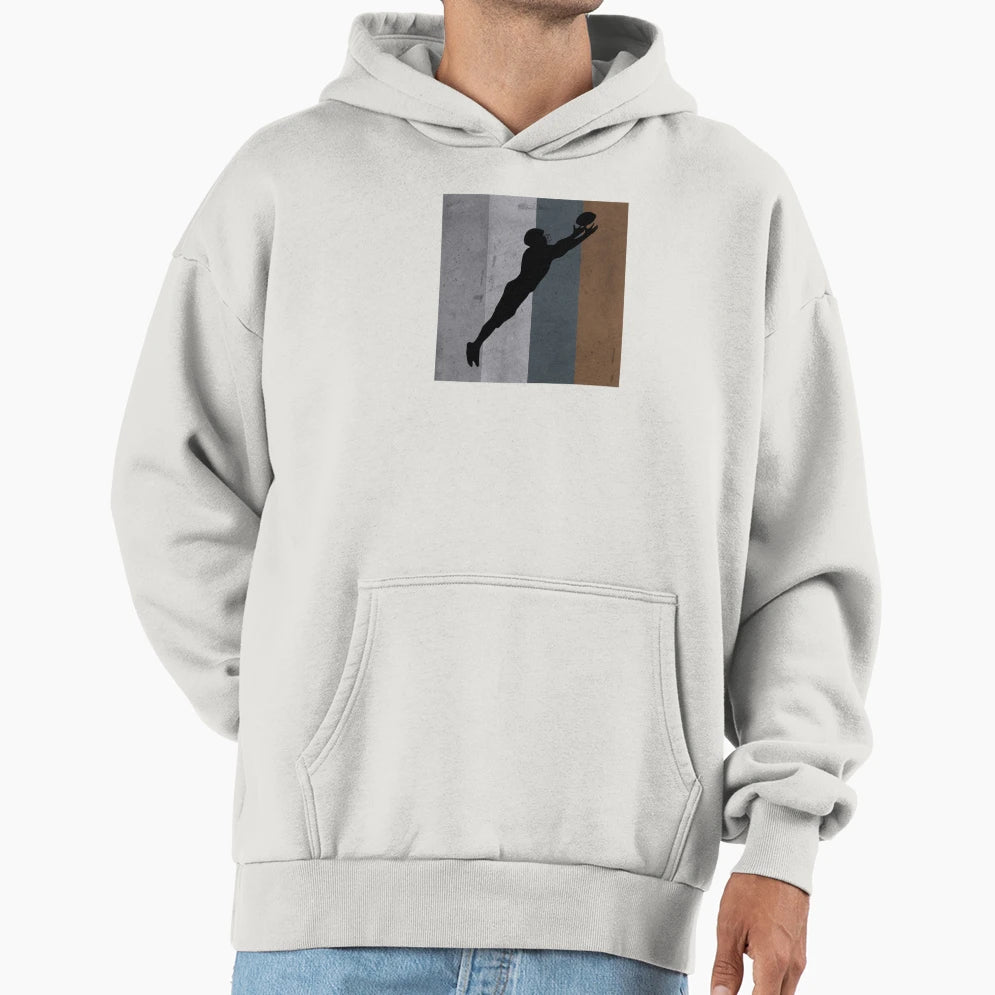 Football Player Hoodie - Custom Art Print for Adults - T-Shirt, Sweatshirt, Hoodie