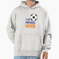 I Am Football Lover Hoodie - Minimalist Print for Adults - T-Shirt, Sweatshirt, Hoodie