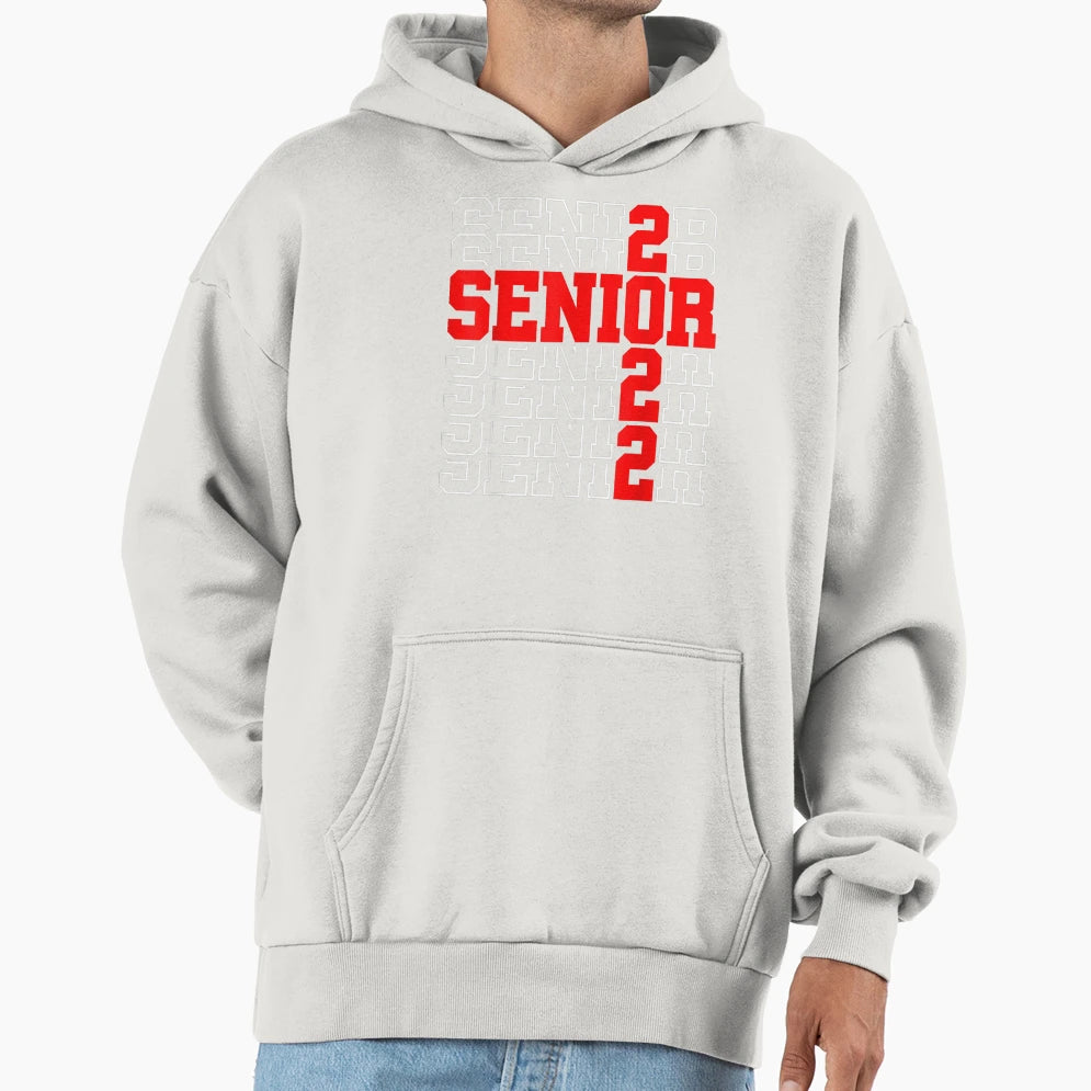 Funny Senior Graduation Gift Class 2022 Hoodie - Minimalist Print Unisex - T-Shirt, Sweatshirt, Hoodie