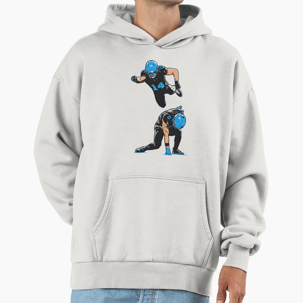JG And Amon Ra St Brown Detroit Heroes Hoodie - Minimalist Print Unisex - T-Shirt, Sweatshirt, Hoodie