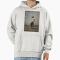 Solitary Football Player Field Hoodie - Graphic Print Unisex - T-Shirt, Sweatshirt, Hoodie