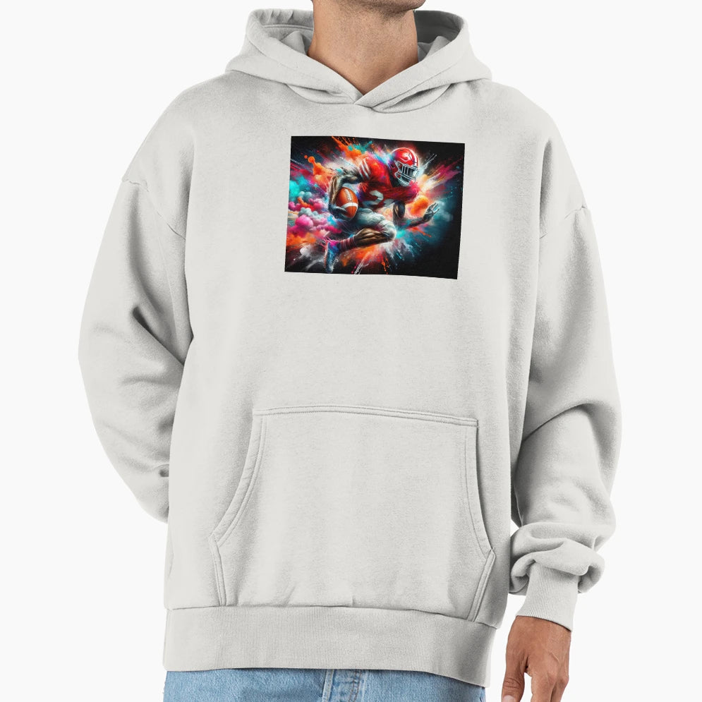 American Football Player Hoodie - Streetwear Style Unisex - T-Shirt, Sweatshirt, Hoodie