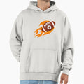 Monogram O Football Fireball Hoodie - Fun Novelty Design Unisex - T-Shirt, Sweatshirt, Hoodie