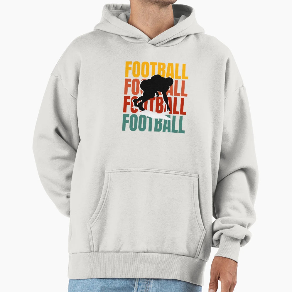 Football Hoodie - Custom Art Print Unisex - T-Shirt, Sweatshirt, Hoodie