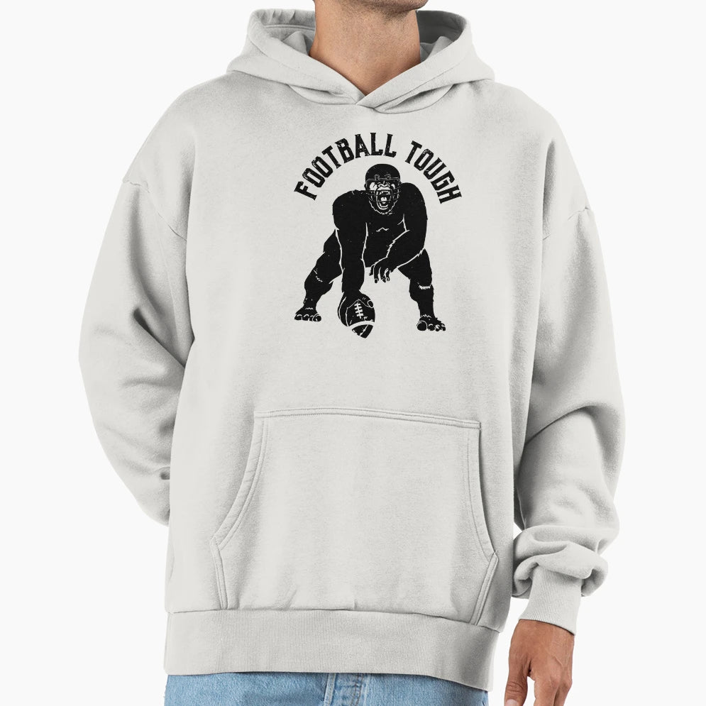 American Football Tough Gorilla Hoodie - Streetwear Style for Adults - T-Shirt, Sweatshirt, Hoodie