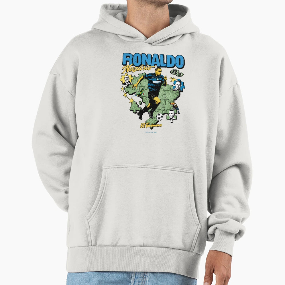 R9 Ronaldo Nazario Brazil Soccer Hoodie - Fun Novelty Design Men Women - T-Shirt, Sweatshirt, Hoodie