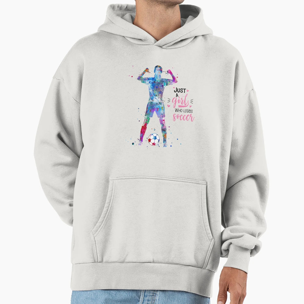 Soccer Player Hoodie - Novelty Apparel Unisex - T-Shirt, Sweatshirt, Hoodie