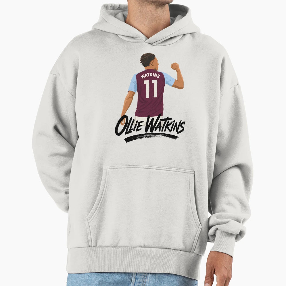 Ollie Watkins Hoodie - Casual Everyday Wear Men Women - T-Shirt, Sweatshirt, Hoodie