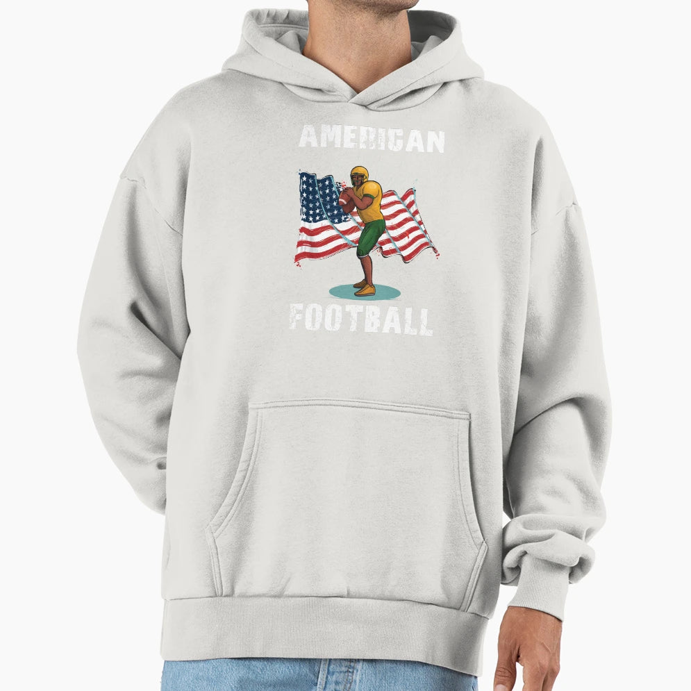American Football Hoodie - Casual Everyday Wear for Adults - T-Shirt, Sweatshirt, Hoodie