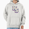 Ks Varsity Letter Collegiate Hoodie - Casual Everyday Wear for Adults - T-Shirt, Sweatshirt, Hoodie