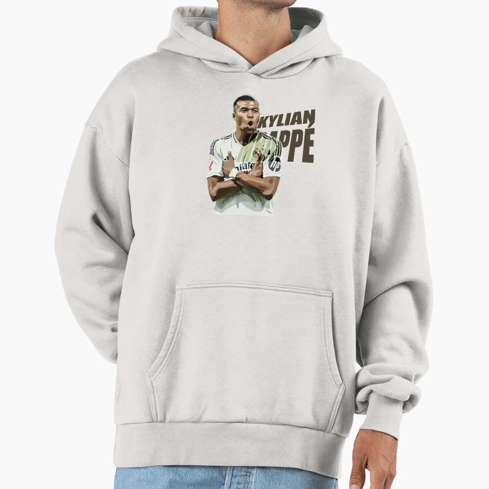 Kylian Mbapp Hit His Iconic Hoodie - Graphic Print Men Women - T-Shirt, Sweatshirt, Hoodie