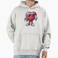 Heart American Football Valentines T-Shirt - Fun Novelty Design for Adults - T-Shirt, Sweatshirt, Hoodie