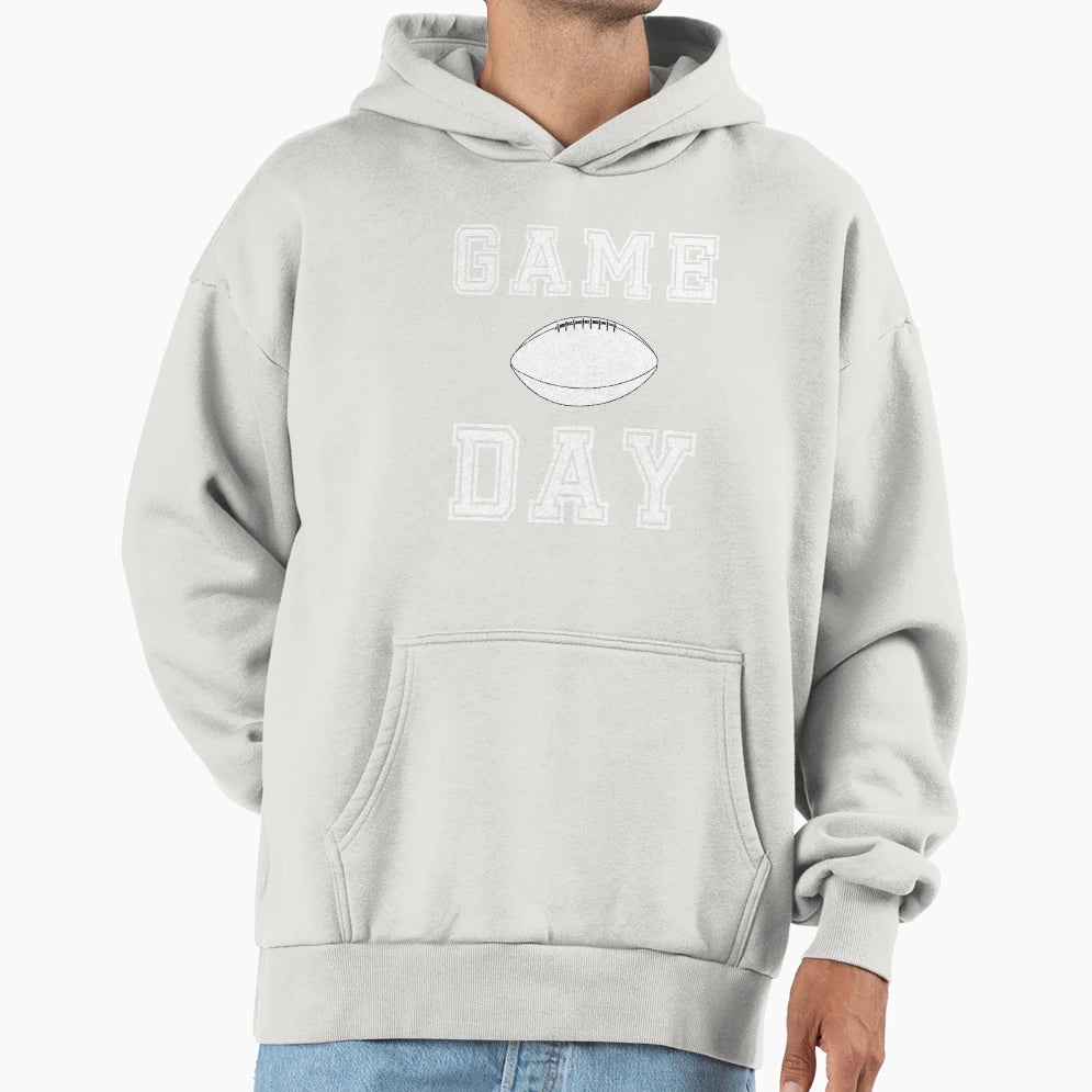 Game Day Football Fans American Football Hoodie - Trendy Graphic Men Women - T-Shirt, Sweatshirt, Hoodie