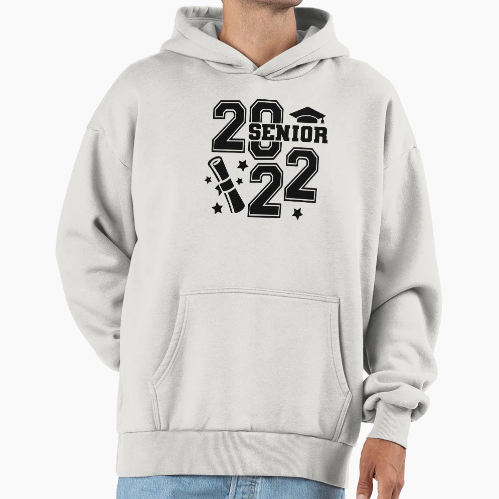 Seniors 2022 Graduation Hoodie - Unique Graphic for Adults - T-Shirt, Sweatshirt, Hoodie