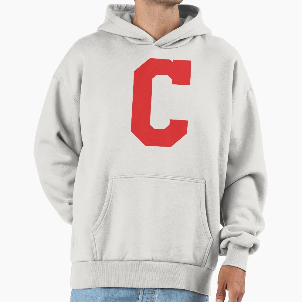 Alphabet Red C Sports Letter C Hoodie - Aesthetic Graphic Men Women - T-Shirt, Sweatshirt, Hoodie