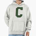 Alphabet Green C Sports Letter C Hoodie - Streetwear Style for Adults - T-Shirt, Sweatshirt, Hoodie