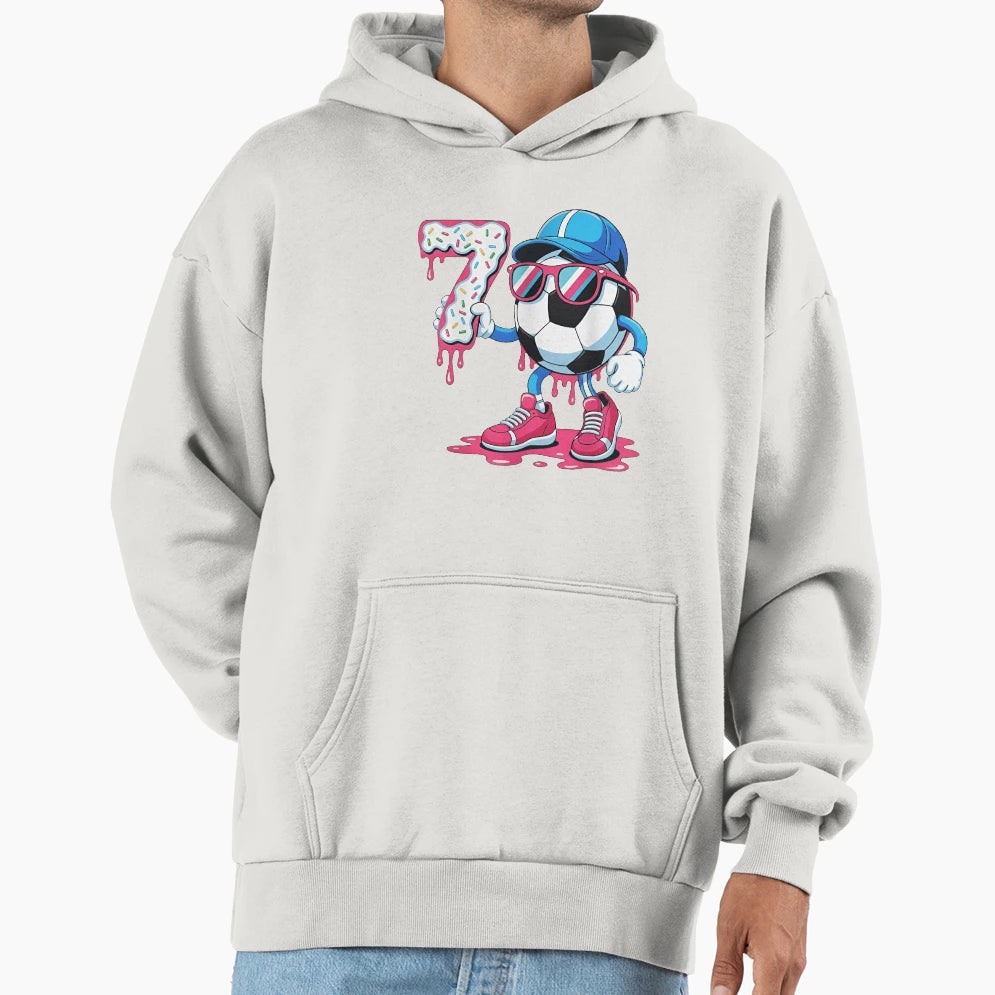Soccer 7Th Birthday T-Shirt - Custom Art Print Unisex - T-Shirt, Sweatshirt, Hoodie