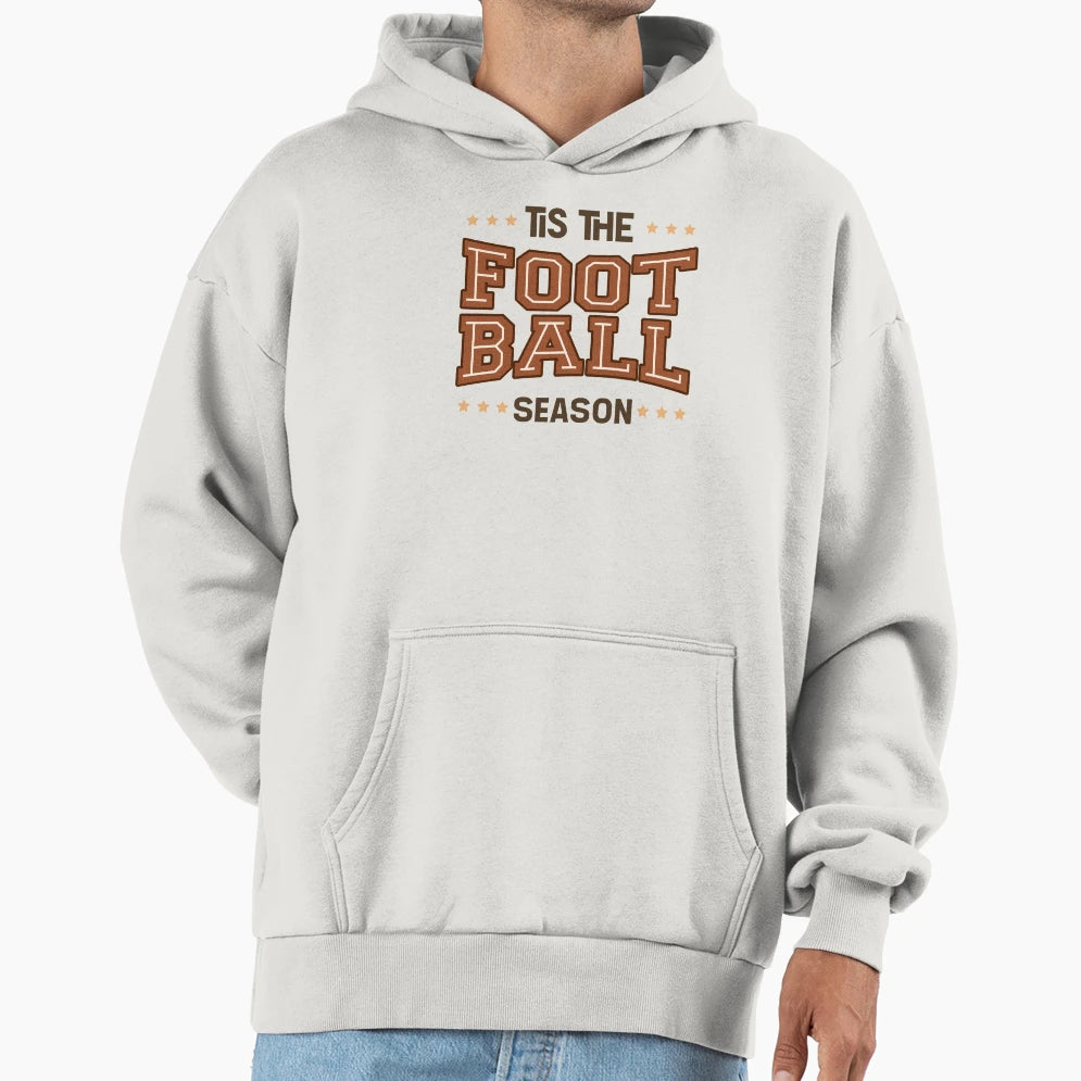 Fall Football Season Hoodie - Graphic Print Men Women - T-Shirt, Sweatshirt, Hoodie