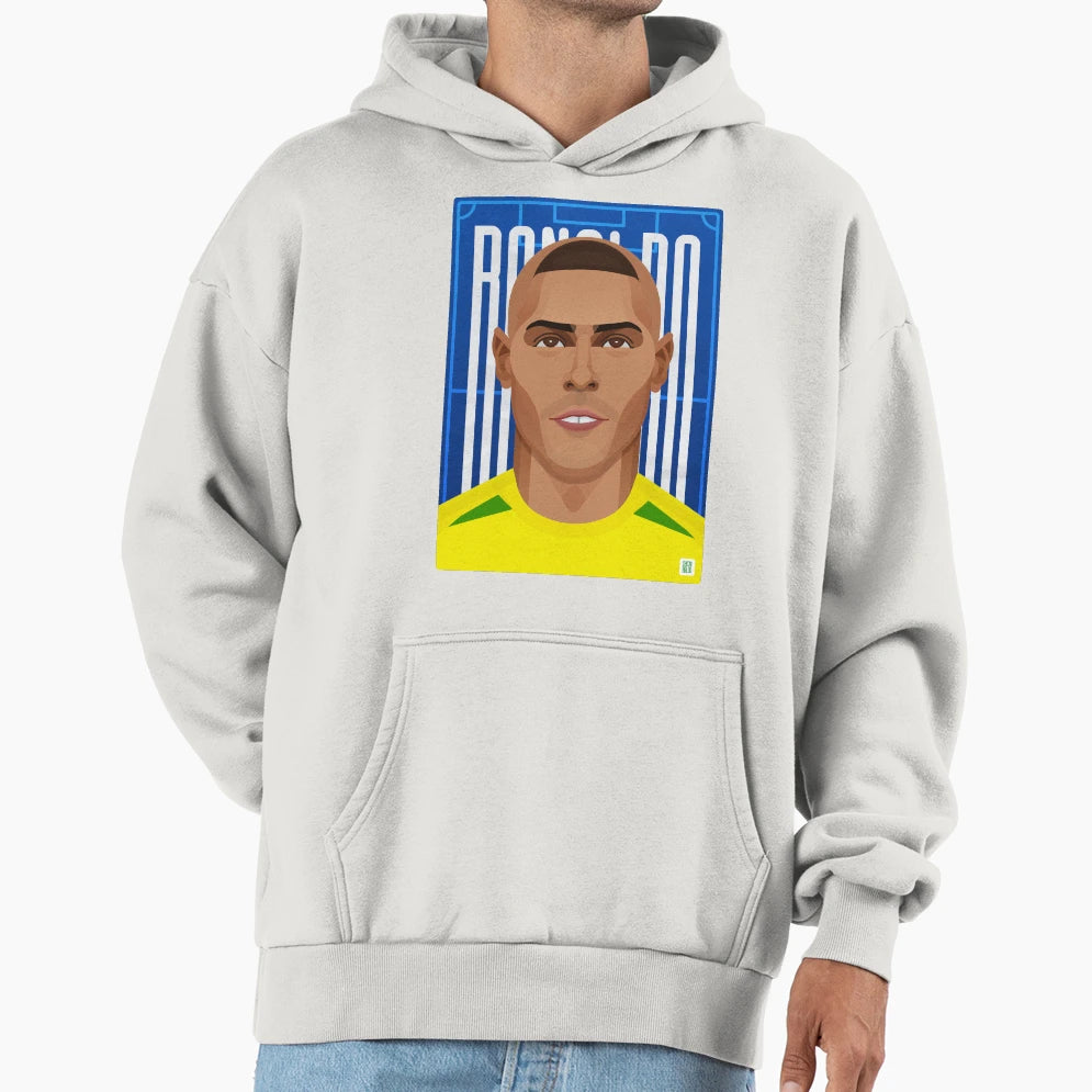 Ronaldo Phenomenon Hoodie - Fun Novelty Design for Adults - T-Shirt, Sweatshirt, Hoodie