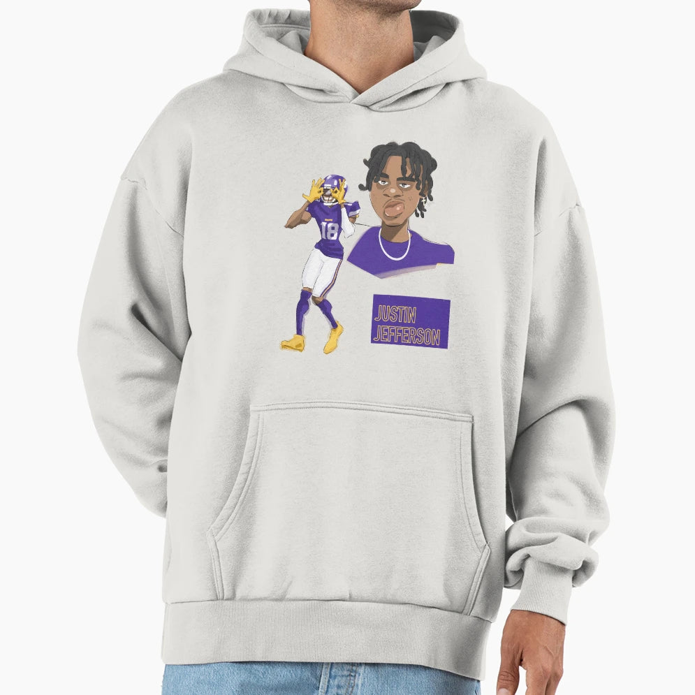 JJ Griddy Step Hoodie - Custom Art Print Unisex - T-Shirt, Sweatshirt, Hoodie