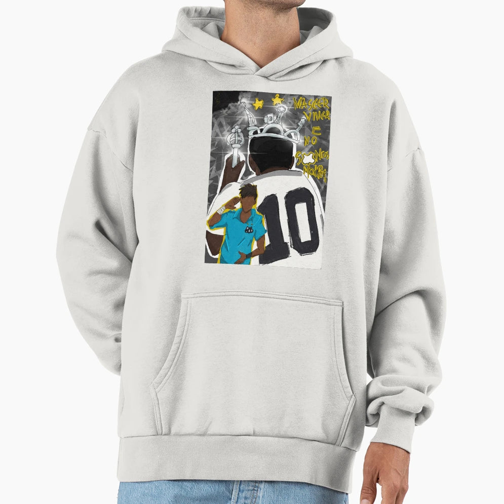 Santos Fc Royalty Soccer Hoodie - Novelty Apparel for Adults - T-Shirt, Sweatshirt, Hoodie