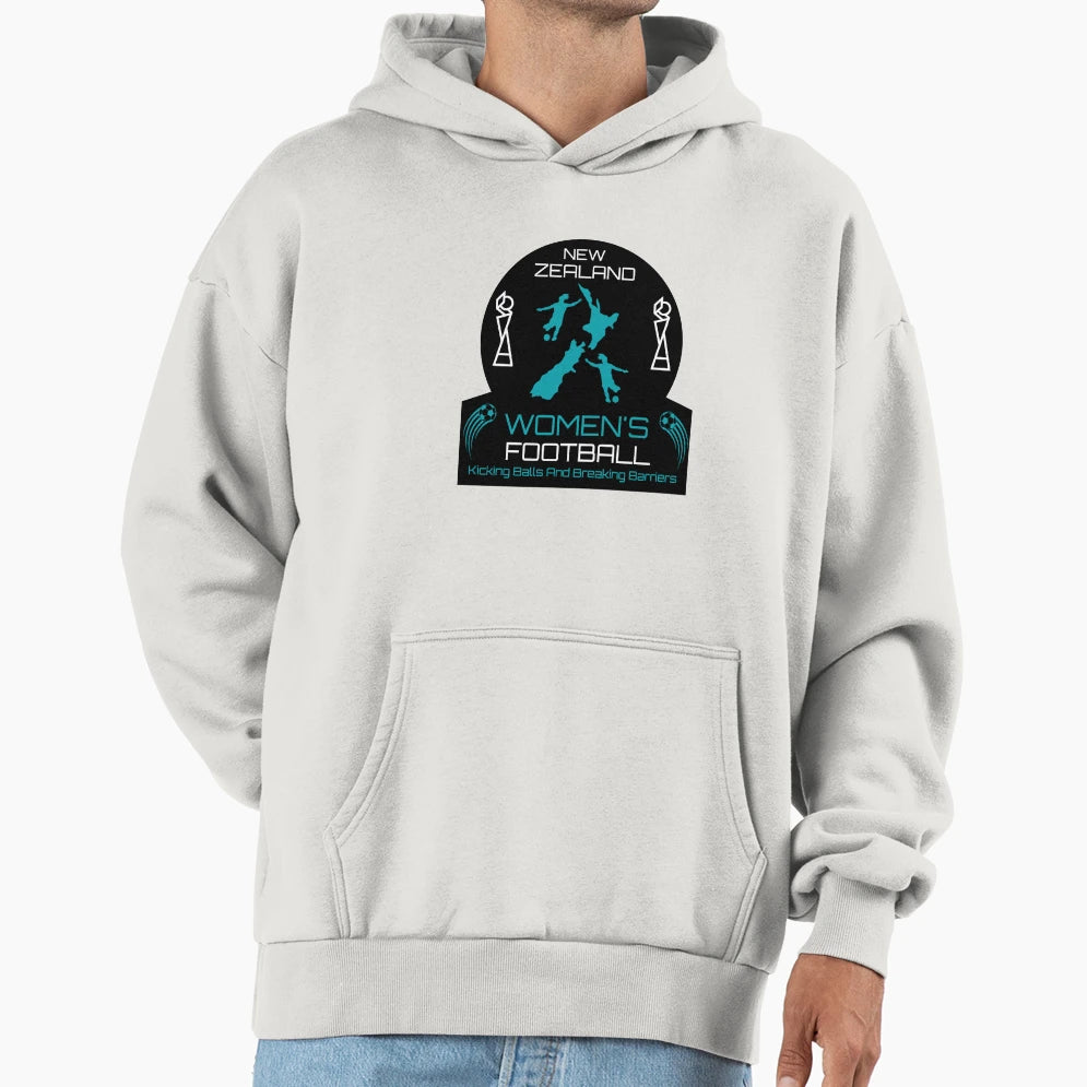 New Zealand Womens Football Soccer Hoodie - Streetwear Style Unisex - T-Shirt, Sweatshirt, Hoodie