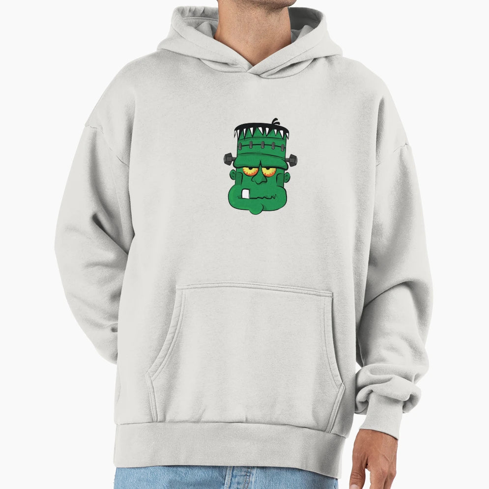 Funny Frankenstein Halloween Hoodie - Graphic Print Men Women - T-Shirt, Sweatshirt, Hoodie