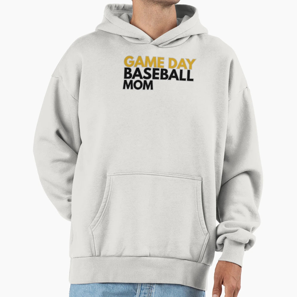 Game Day Baseball Mom Funny Gift T-Shirt - Casual Everyday Wear for Adults - T-Shirt, Sweatshirt, Hoodie